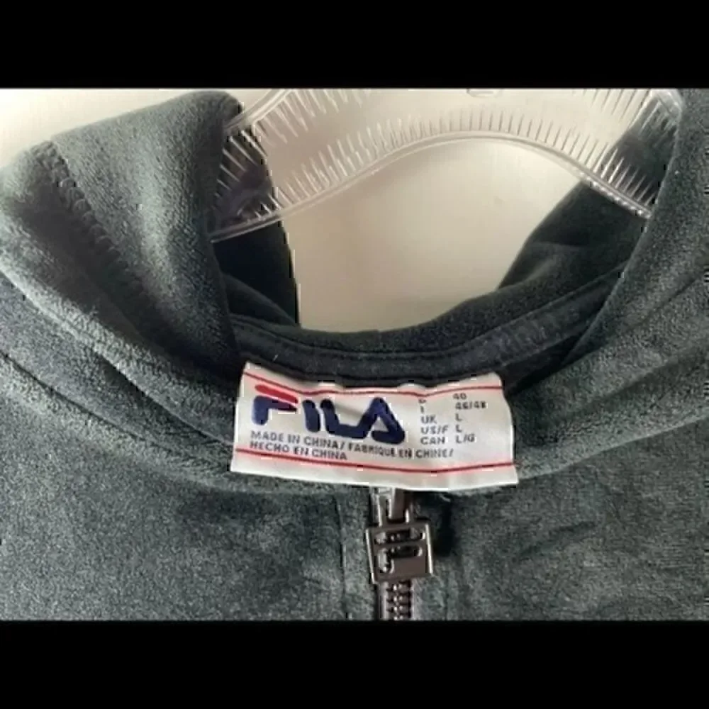 Unisex Black FILA hoodie sweater size Large